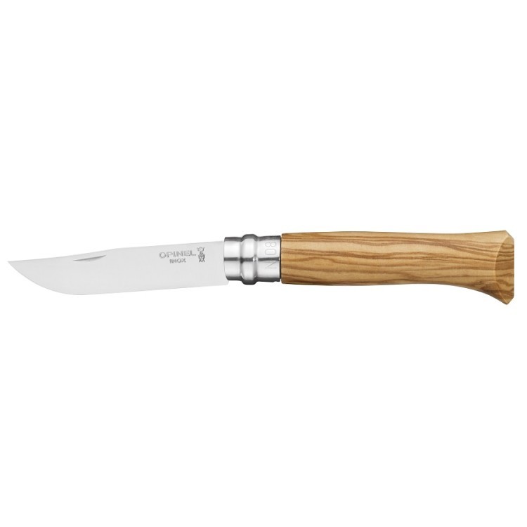 Нож stainless steel с ручкой из оливы 8,5 см (58906)