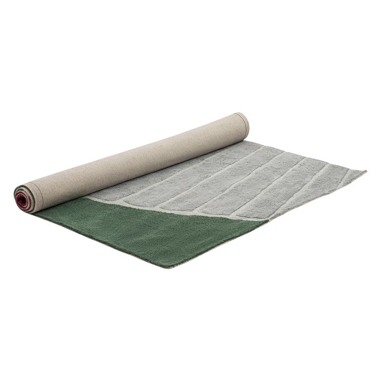 Ковер из хлопка с рисунком tea plantation из коллекции terra, 200х300 см (74500)