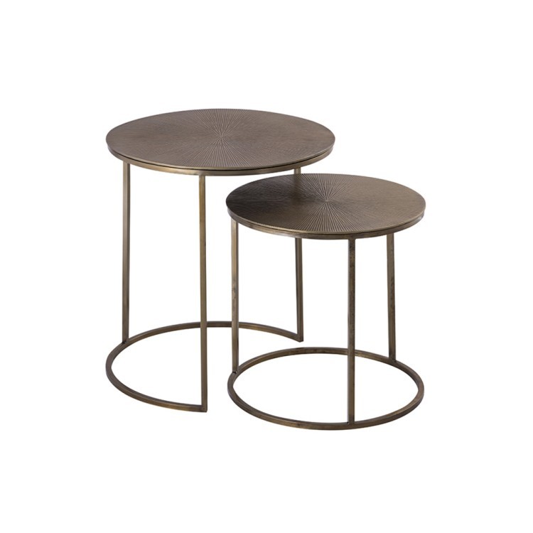 Стол 25278-52-41, 47, металл, brass antique, ROOMERS FURNITURE