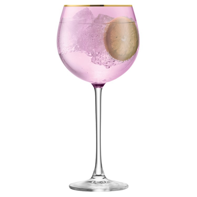 Набор из 2 круглых бокалов sorbet 525 мл розовый (61334)