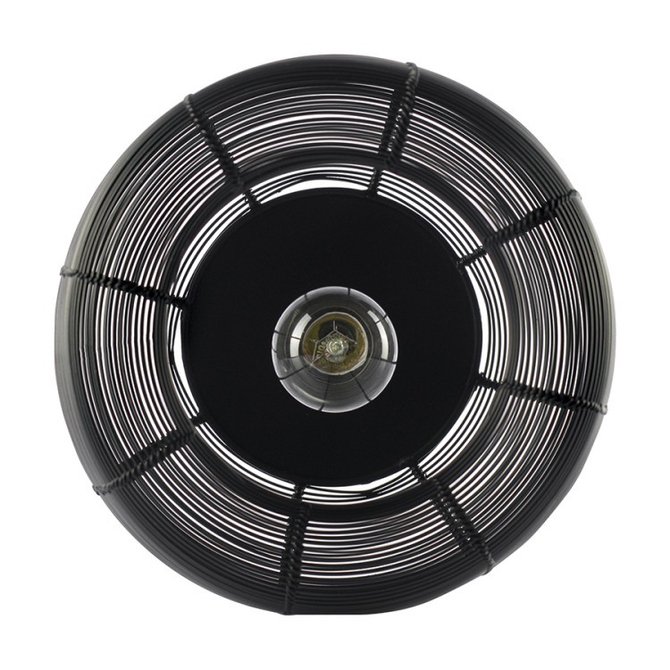 Лампа настольная vinger, D22х26 см, черная (76868)