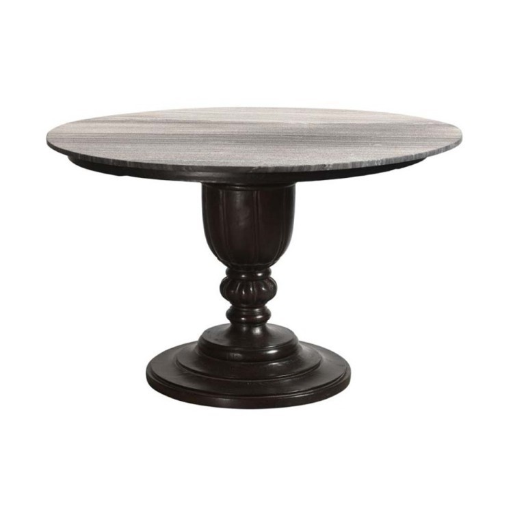 Стол Марбл PAE12382, 122, Массив манго, мрамор, dark brown, grey, ROOMERS FURNITURE