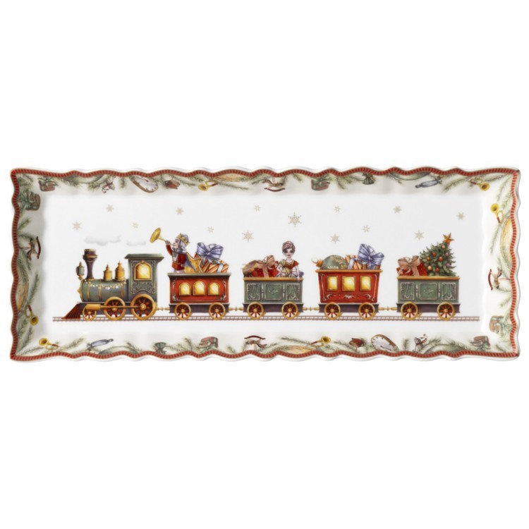 Блюдо lefard "щелкунчик" прямоуг. 30,5*11,5*2,8 см, разноцветный (85-2083-11) 