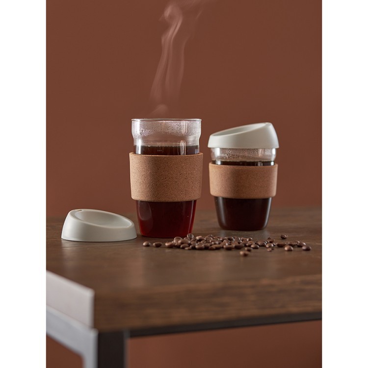 Кружка cozy cup, 350 мл, светло-серая (78677)