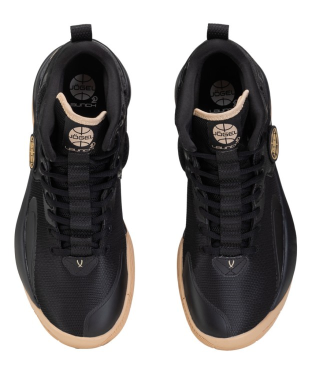 БЕЗ УПАКОВКИ Кроссовки баскетбольные JÖGEL Launch MID, Black/gold (2126488) БЕЗ УПАКОВКИ Кроссовки баскетбольные JÖGEL Launch MID, Black/gold (2126488)