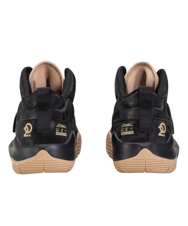 БЕЗ УПАКОВКИ Кроссовки баскетбольные JOGEL  Launch MID, Black/gold (2125637)
