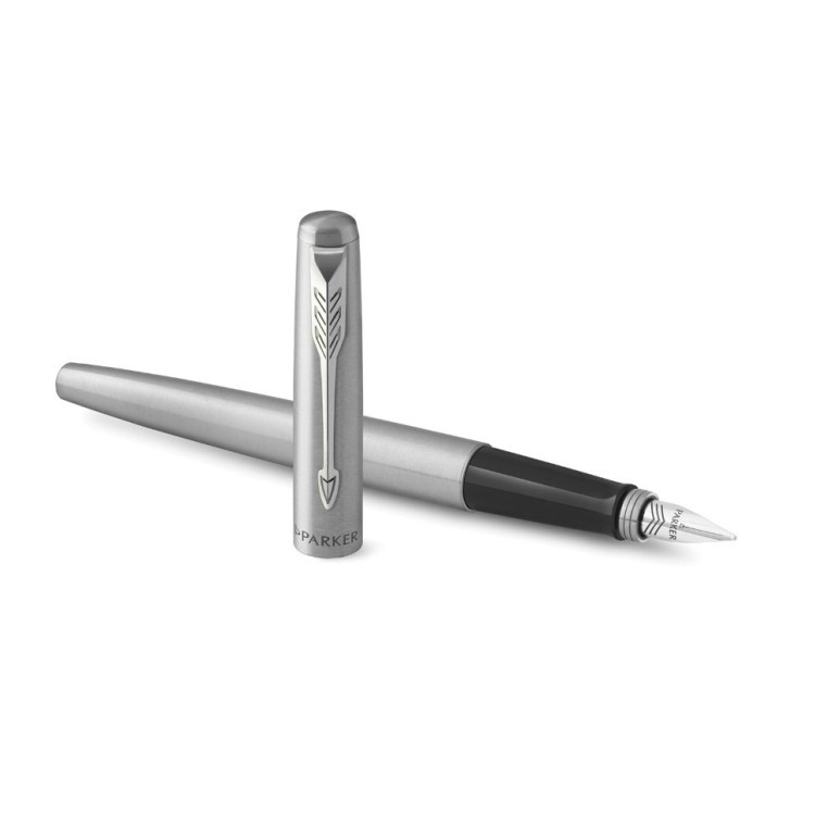 Ручка перьевая Parker Jotter Stainless Steel CT 2030946/142940 (1) (65886)