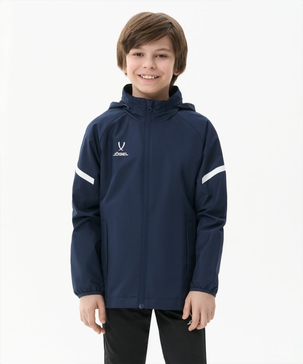 Куртка ветрозащитная JÖGEL CAMP 2 Rain Jacket, темно-синий, детский (2121580) Куртка ветрозащитная JÖGEL CAMP 2 Rain Jacket, темно-синий, детский (2121580)