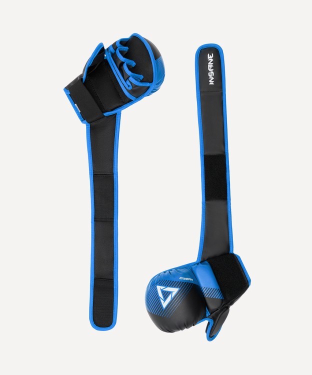 Перчатки INSANE MMA HYBRID, синий (2115453)