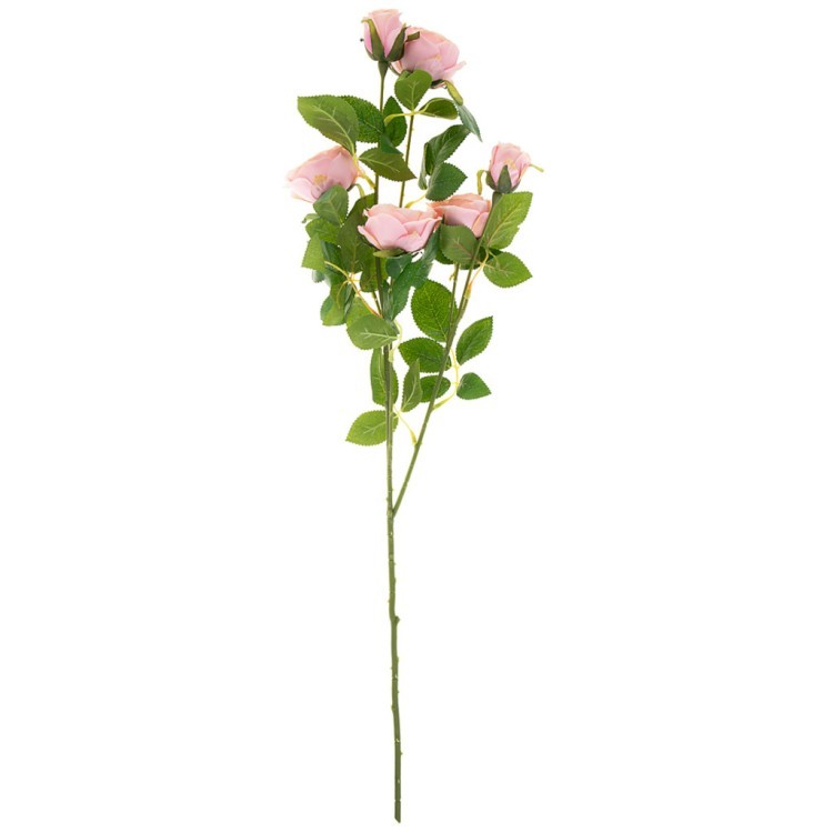 Цветок искусственный "пионовидная роза", цвет розовый высота=67 см. Lefard (21-2009)