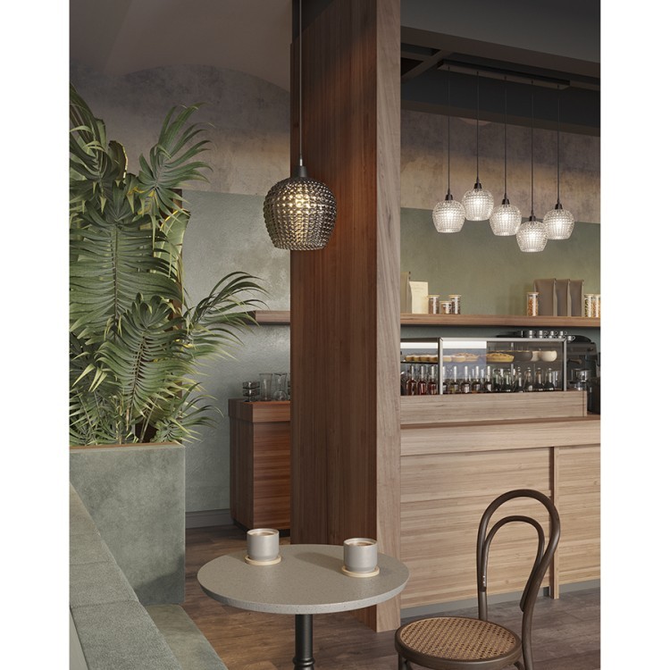 Светильник подвесной каскадный aurora, 110х18 см, прозрачный (76560)