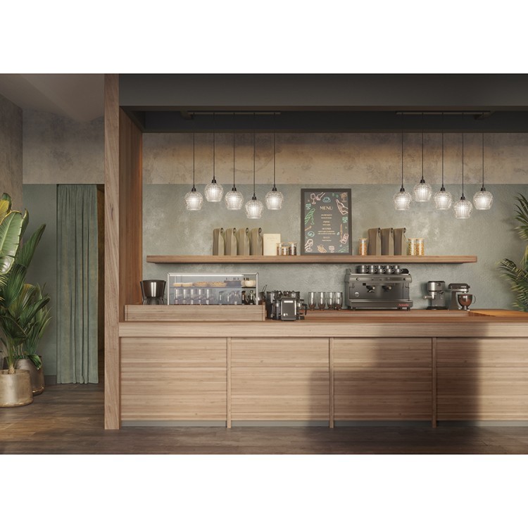 Светильник подвесной каскадный aurora, 110х18 см, прозрачный (76560)