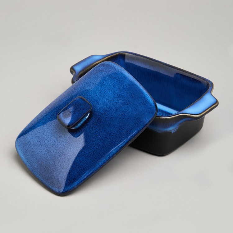 Форма для запекания с крышкой / масленка reactive blue 16,5*10*5/9 см 250 мл Agness (780-133) Форма для запекания с крышкой / масленка reactive blue 16,5*10*5/9 см 250 мл Agness (780-133)