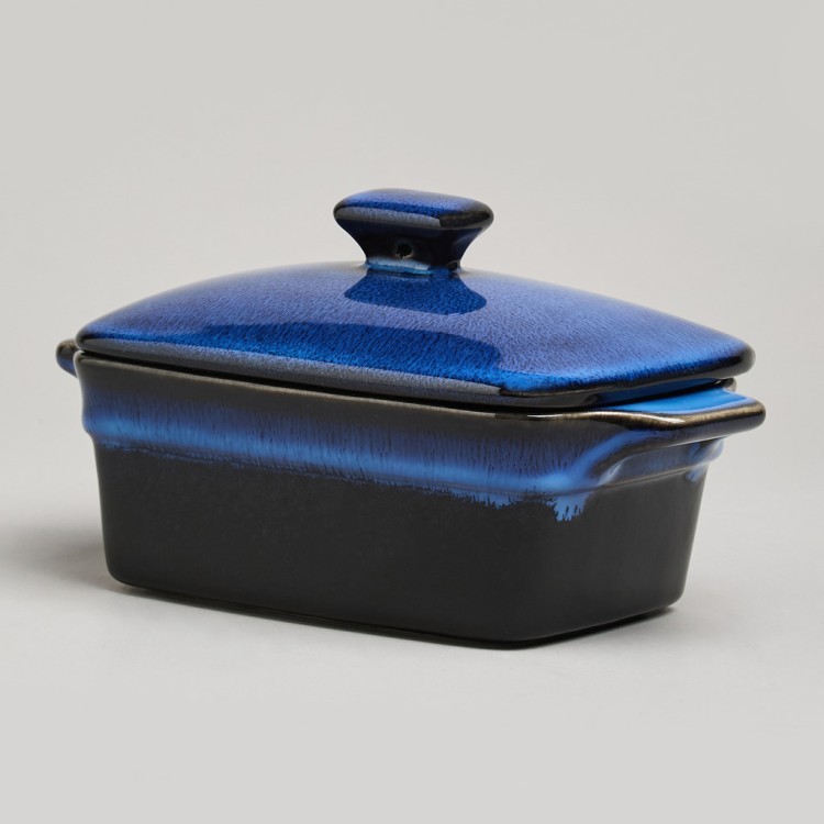 Форма для запекания с крышкой / масленка reactive blue 16,5*10*5/9 см 250 мл Agness (780-133) Форма для запекания с крышкой / масленка reactive blue 16,5*10*5/9 см 250 мл Agness (780-133)