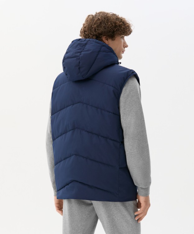 Жилет утепленный c капюшоном JOGEL ESSENTIAL PerFormPROOF Padded Hooded Vest, темно-синий (2126143)