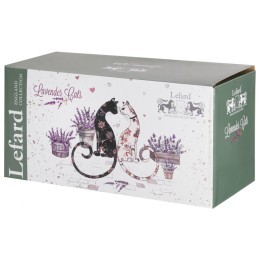 Чайный набор lefard "лавандовые коты" на 6 пер. 12 пр.  275 мл Lefard (425-173)