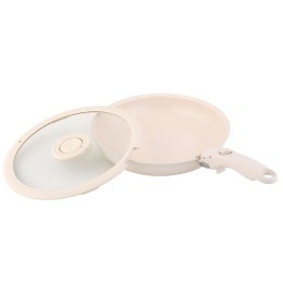 Сковорода с крышкой и съемной ручкой smart ceramic, D26 см (80496)