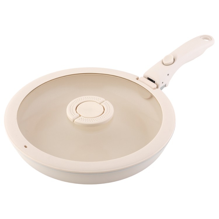 Сковорода с крышкой и съемной ручкой smart ceramic, D26 см (80496)