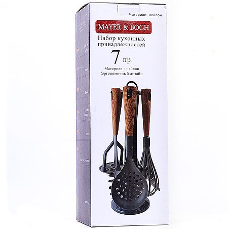 Кухонный набор на подставке 7 пр нейлон/термопластик Mayer&Boch (29521)