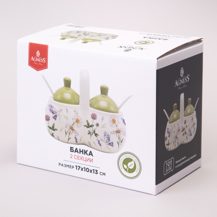 Сахарница с ложкой agness "flower story" 10*9,5 см 300 мл Agness (358-2186) Сахарница с ложкой agness "flower story" 10*9,5 см 300 мл Agness (358-2186)
