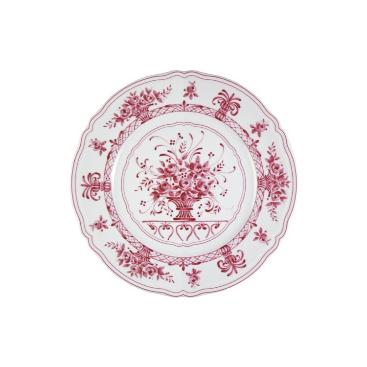 Тарелка LANT032PO002210, фарфор, white, pink, LE COQ