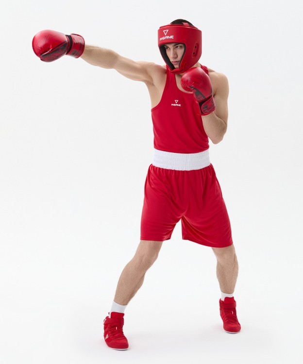 Форма боксерская CHAMP, полиэстер, красный (2119515) Форма боксерская CHAMP, полиэстер, красный (2119515)