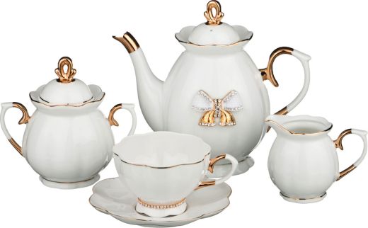 Чайный сервиз lefard "venezia" на 6 пер. 15 пр. 950/400/170/240 мл Lefard (55-2300)