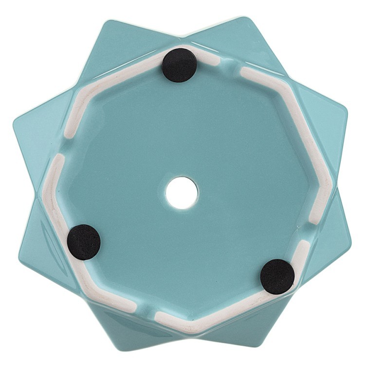 Горшок цветочный rhombus, 12,5 см, голубой (74306)