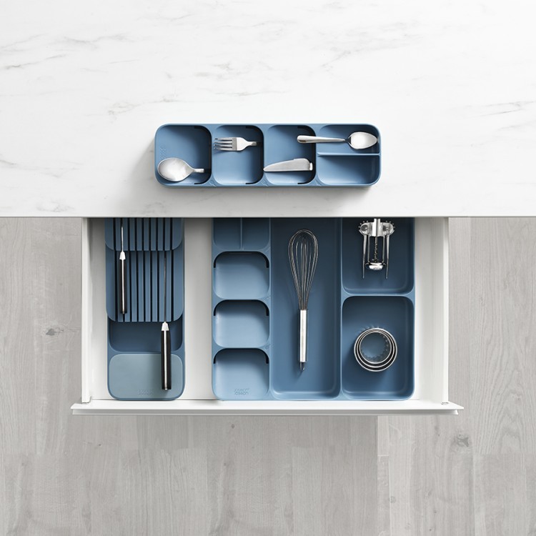 Органайзер для столовых приборов drawerstore, синий (71226)