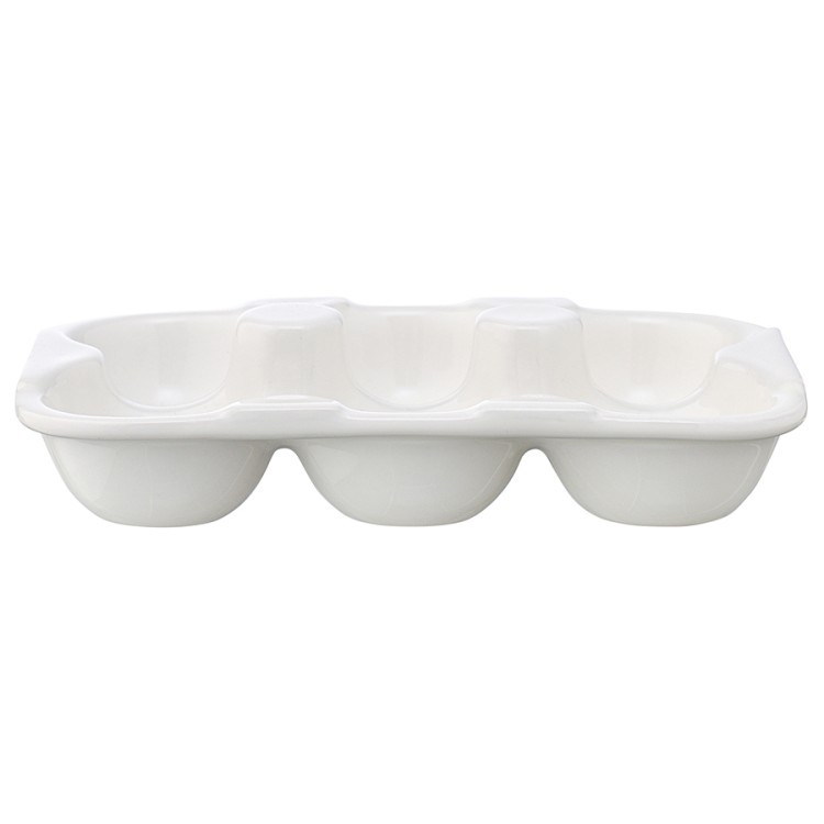 Подставка для яиц simplicity, 18,6х12,4 см, белая (75100)