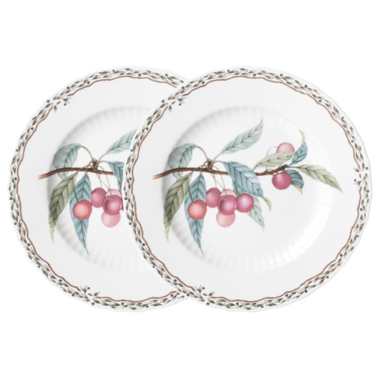 Набор тарелок закусочных lefard "fruit garden" 2 шт. 20,5 см Lefard (590-645)