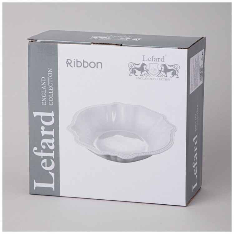 Тарелка суповая lefard "ribbon" 22,5*22*5 см Lefard (761-123)