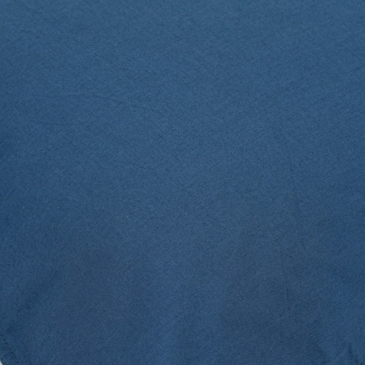 Простыня темно-синего цвета из органического стираного хлопка из коллекции essential, 240х270 см (69410)