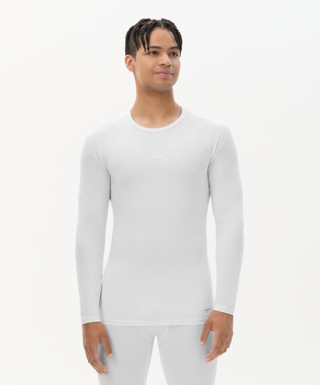 Футболка компрессионная с длинным рукавом JOGEL PerFormDRY Baselayer LS Tee, белый (2128922)