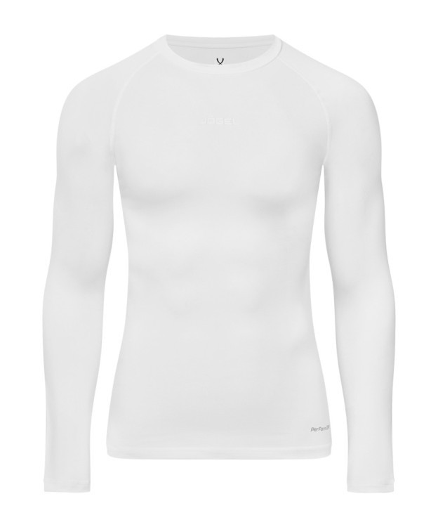 Футболка компрессионная с длинным рукавом JÖGEL PerFormDRY Baselayer LS Tee, белый (2117696) Футболка компрессионная с длинным рукавом JÖGEL PerFormDRY Baselayer LS Tee, белый (2117696)