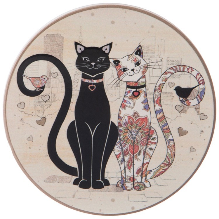 Подставка под горячее agness "парижские коты" 11*1 см Agness (358-1753)