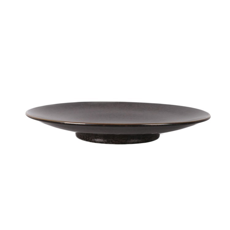 Тарелка E665-P-08210/28, 22, керамика, Black, ROOMERS TABLEWARE