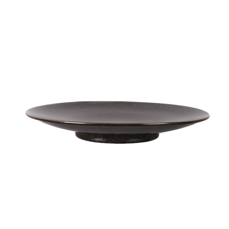 Тарелка E665-P-08210/28, керамика, Black, ROOMERS TABLEWARE