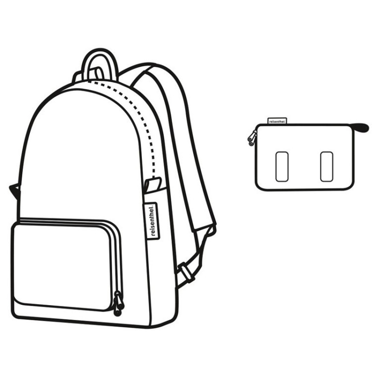 Рюкзак складной mini maxi black (49494)