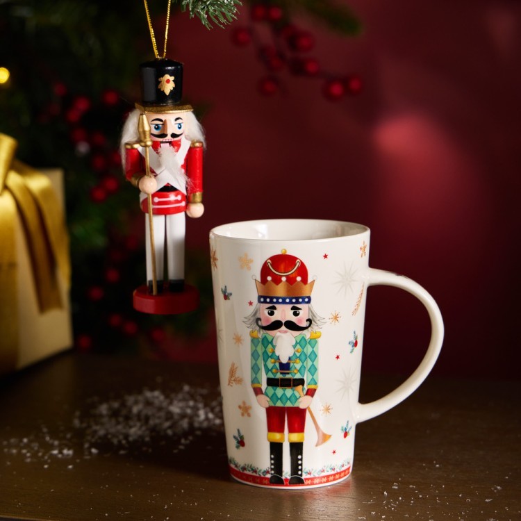 Набор подарочный lefard "щелкунчик" (кружка 385 мл в комплекте с ёлочной игрушкой) Lefard (580-099)