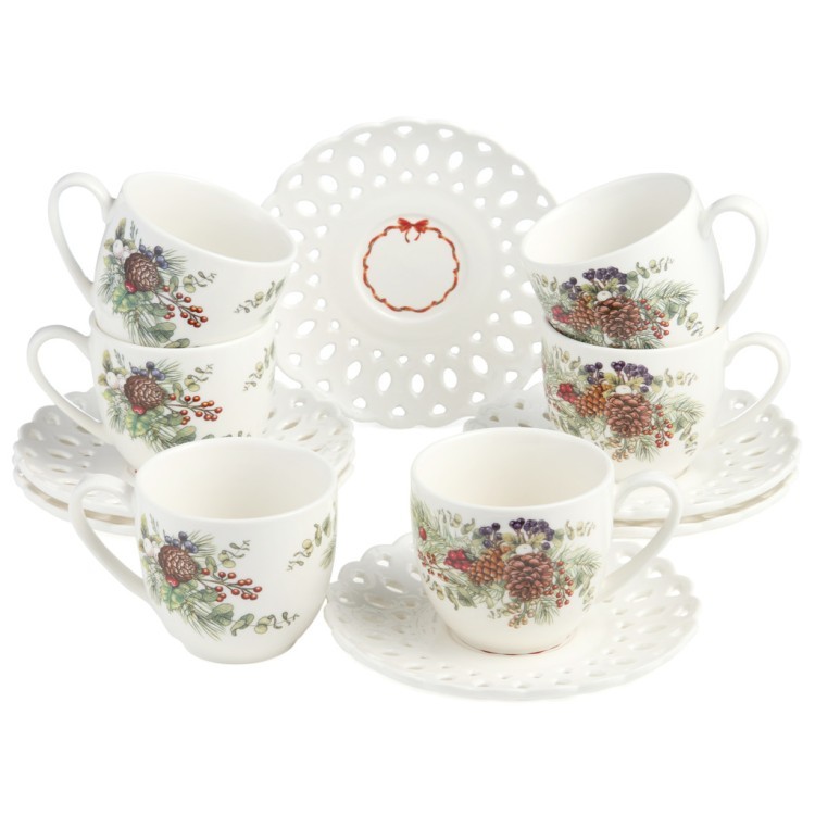 Набор чайный lefard "celebration" на 6 пер. 12 пр. Lefard (441-044)
