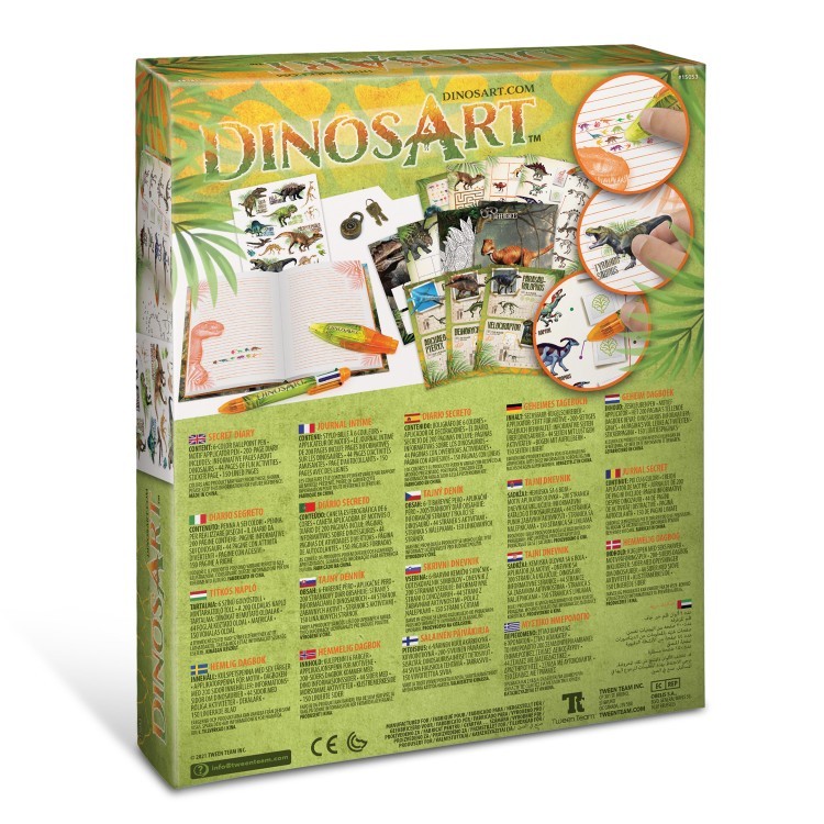 Серия Dino: Личный дневник для хранения секретов (44 страницы с заданиями, 150 разлинованных страниц, 6-цветная ручка, ручка-аппликатор) (15053_NSDA) Серия Dino: Личный дневник для хранения секретов (44 страницы с заданиями, 150 разлинованных страниц, 6-цветная ручка, ручка-аппликатор) (15053_NSDA)