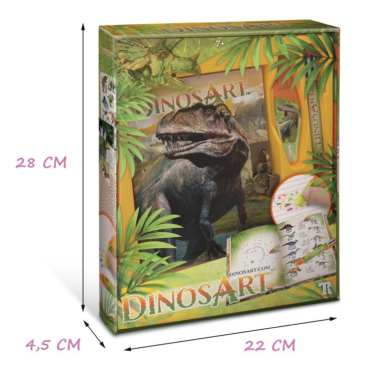 Серия Dino: Личный дневник для хранения секретов (44 страницы с заданиями, 150 разлинованных страниц, 6-цветная ручка, ручка-аппликатор) (15053_NSDA) Серия Dino: Личный дневник для хранения секретов (44 страницы с заданиями, 150 разлинованных страниц, 6-цветная ручка, ручка-аппликатор) (15053_NSDA)