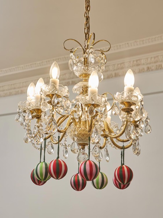 Набор елочных украшений show time из коллекции new year essential, 4 шт. (79414)