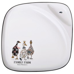 Тарелка обеденная lefard "family farm" 2 секции 26*2,5 см Lefard (263-1418)