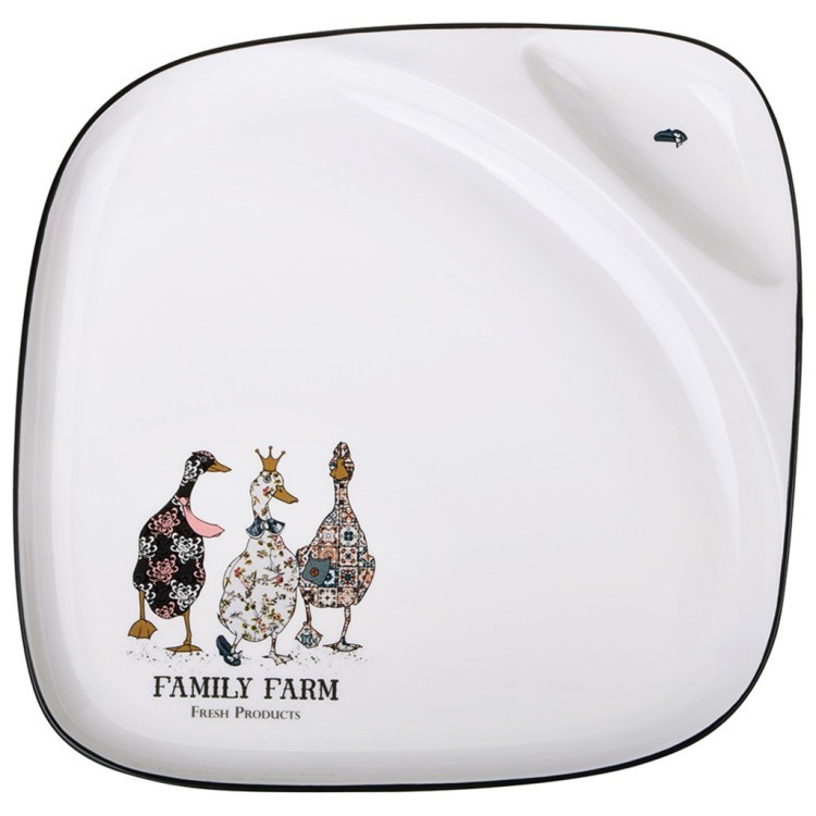 Тарелка обеденная lefard "family farm" 2 секции 26*2,5 см Lefard (263-1418)