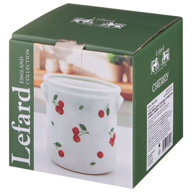 Подставка для столовых приборов lefard "cherry" 13*13 см Lefard (358-2356)