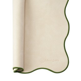 Салфетка сервировочная "Ритмика", 45х33 см, молочная/зеленая (80551)