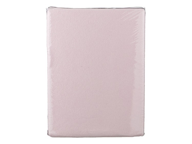 Простыня махровая на резинке 90х200см борт 20 см , 100%  хлопок , розовая ООО "текстильная (824-151) 