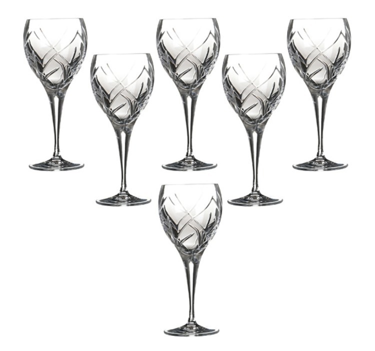 Набор бокалов для вина из 6 шт."фиона" 350 мл. Bohemia Jihlava (D-663-053) 
